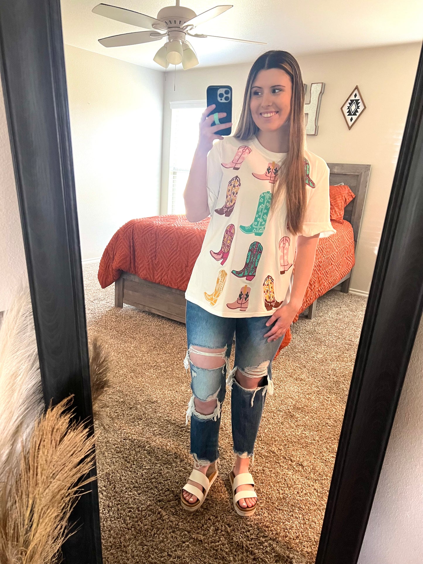 Kick Rocks Embroidered Tee