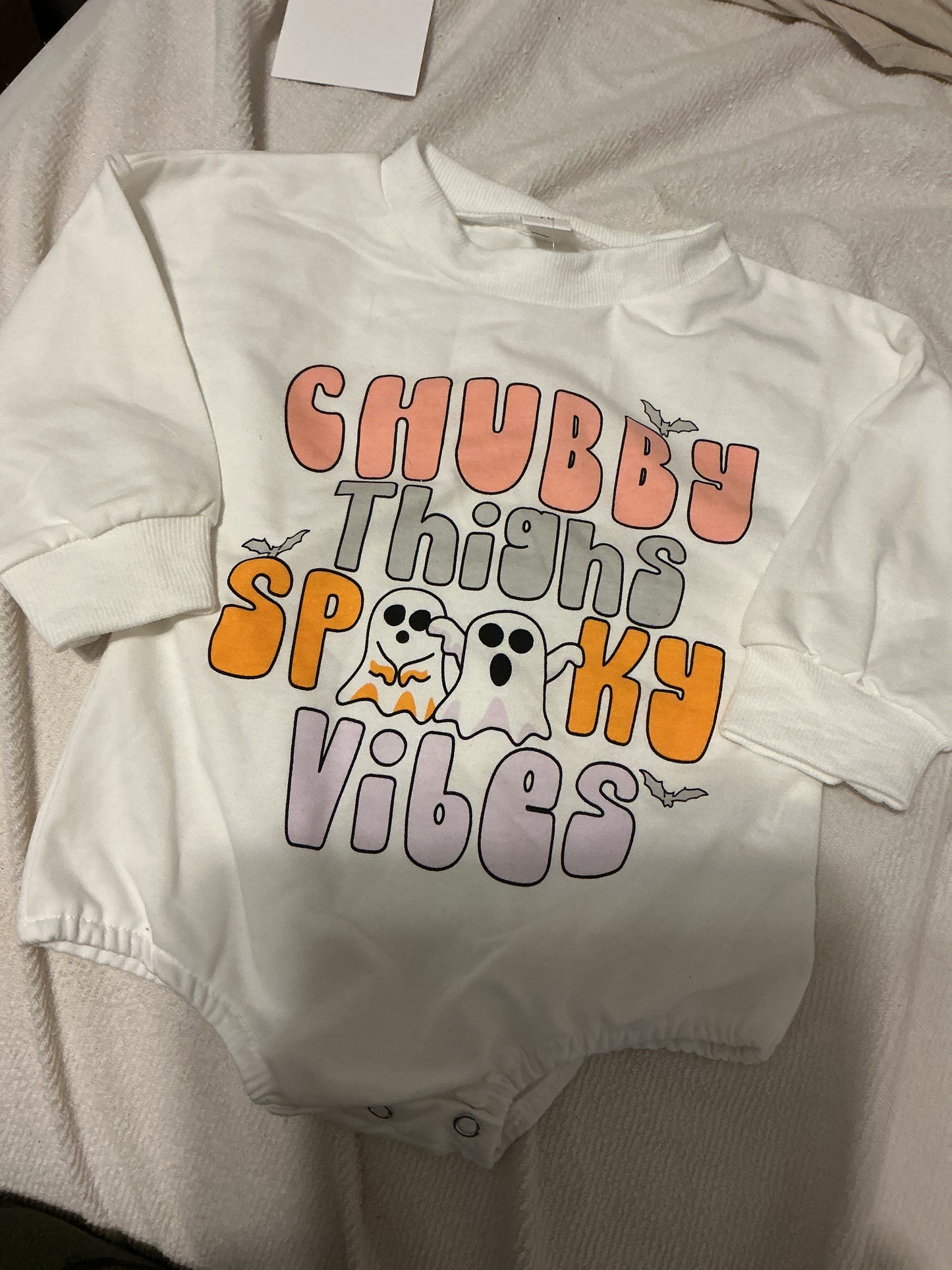 Kids Chubby Thighs Halloween Bubble