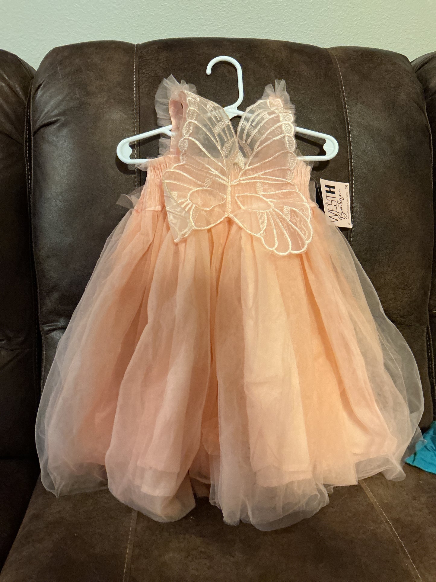 Girls Butterfly Flutter Dress