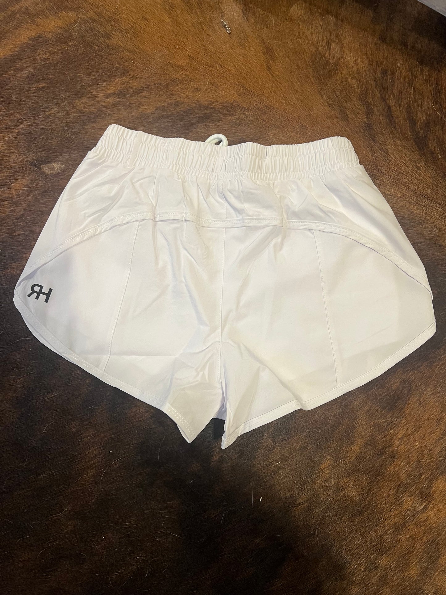 White Ranch Hand Babe Athletic Shorts