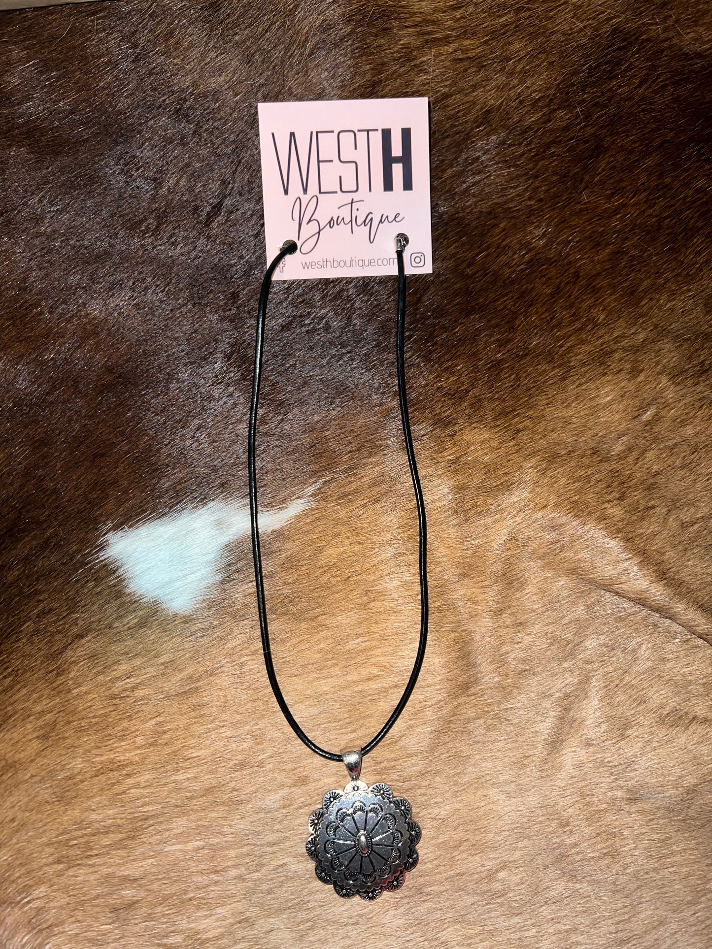 Sagebrush Silvertone Necklace
