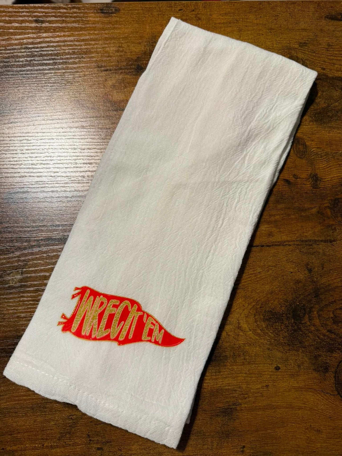 Decorative Towel - Wreck Em Pennant