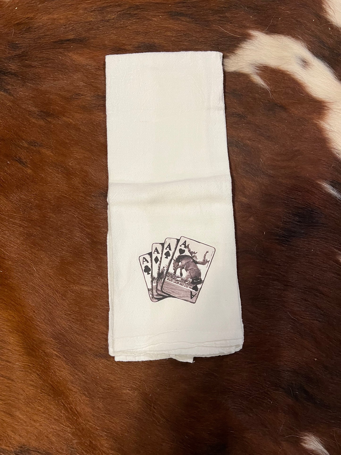 Rodeo Aces Decorative Towel