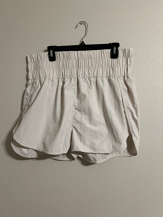 PLUS - Bone Smocked Waistband Shorts