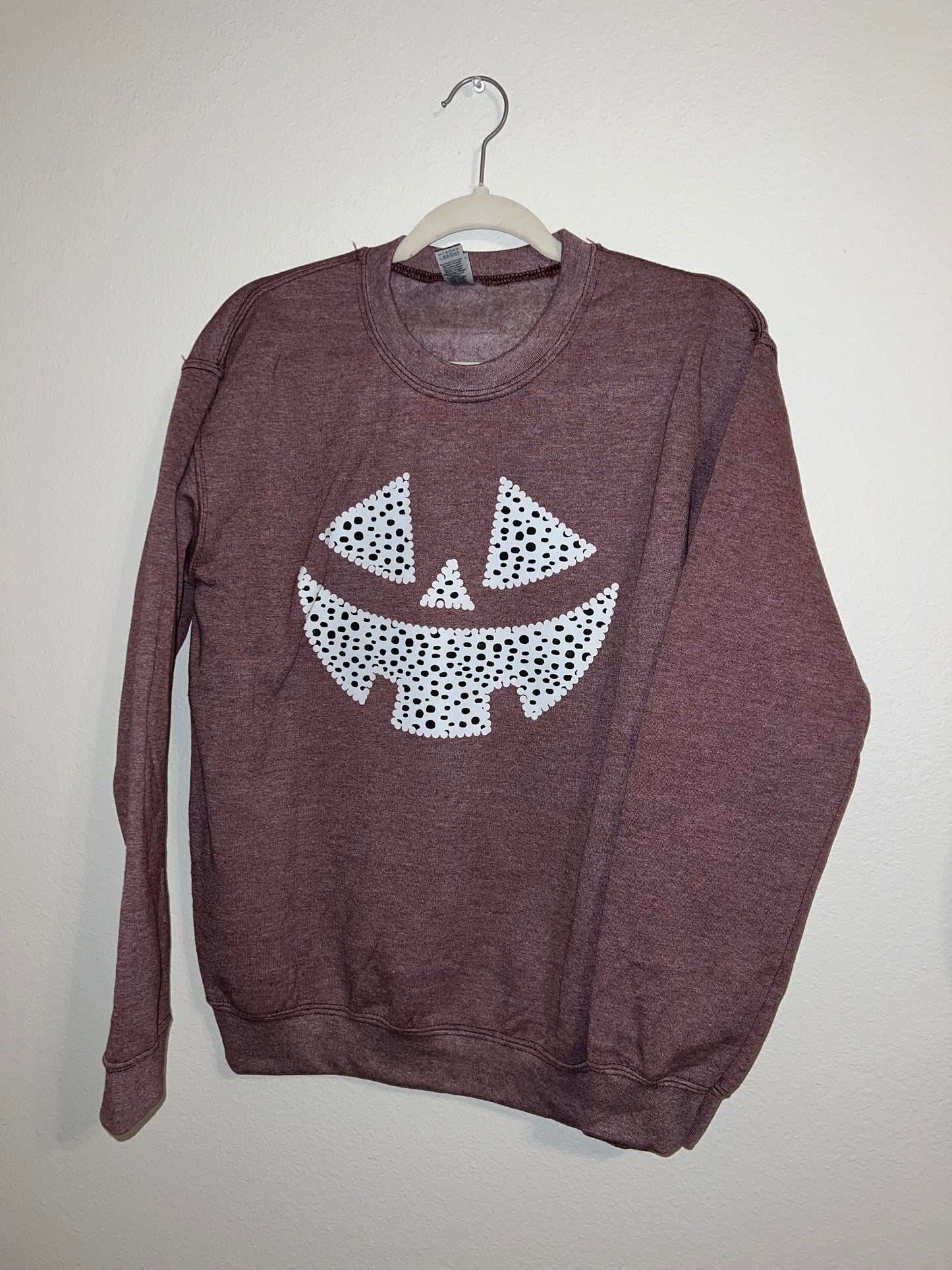 Maroon Pumpkin Sweatshirt
