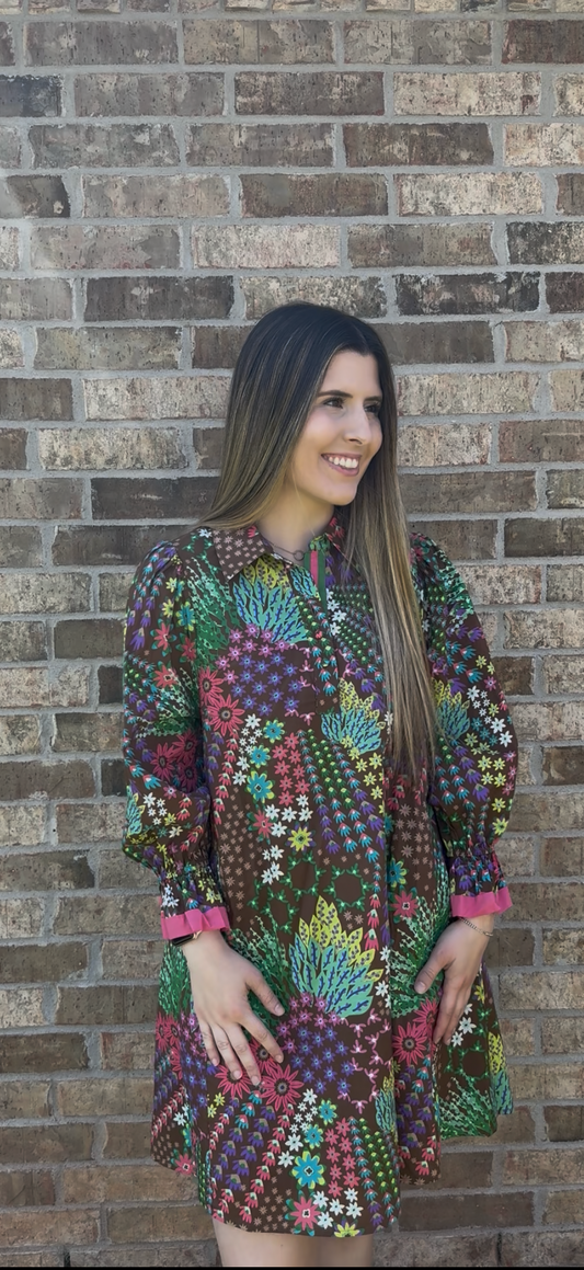 Desert Floral Dress