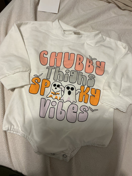 Kids Chubby Thighs Halloween Bubble