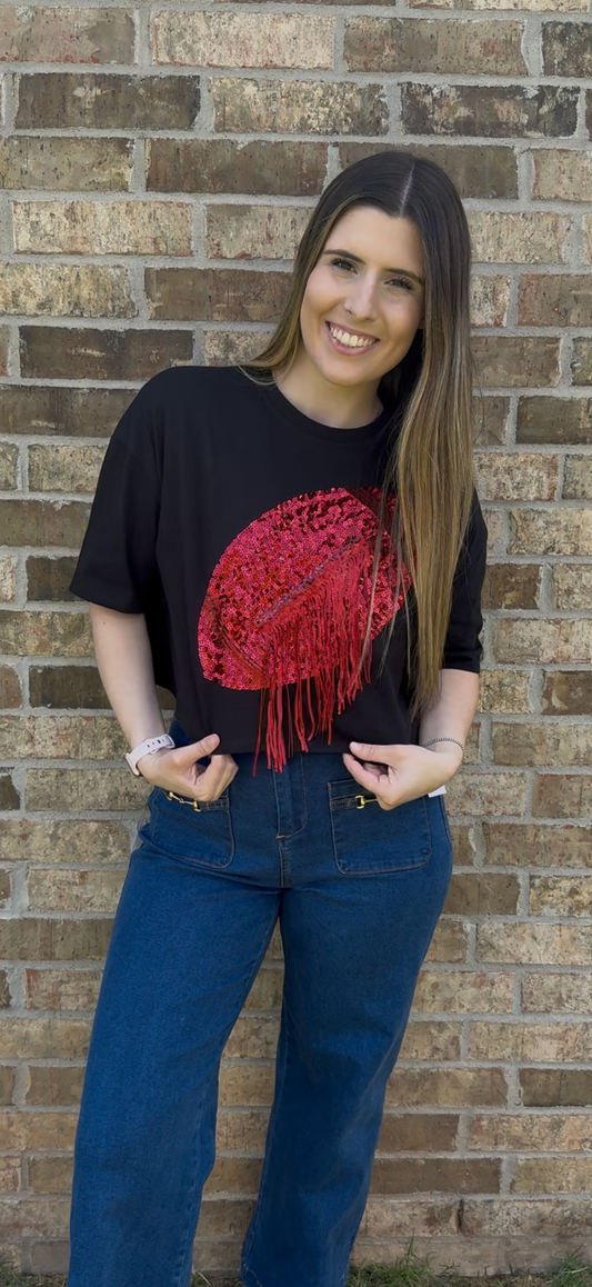 Touchdown Red Tee