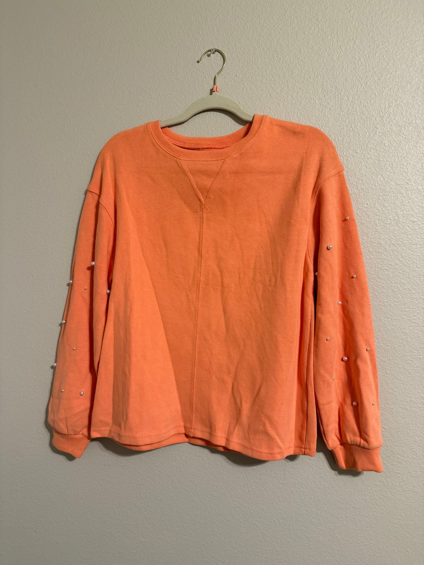 Blossom Pearl Sleeve Sweater