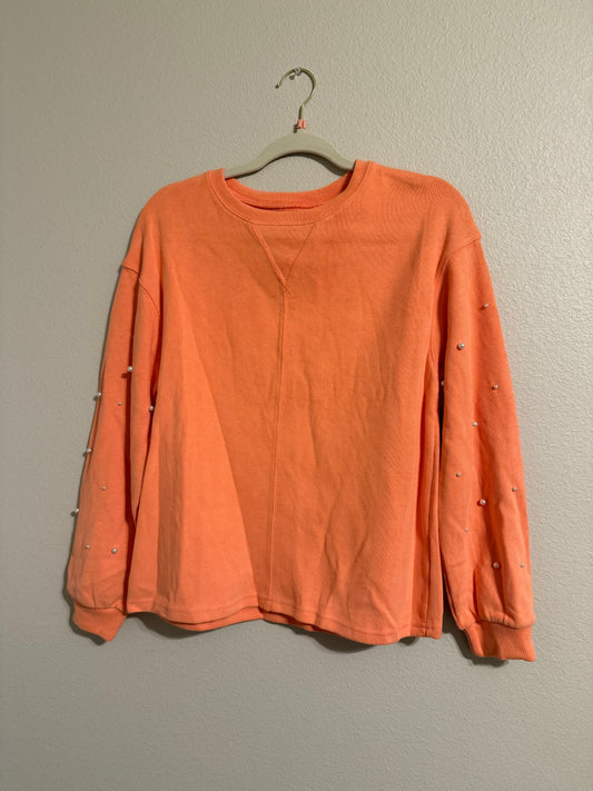Blossom Pearl Sleeve Sweater