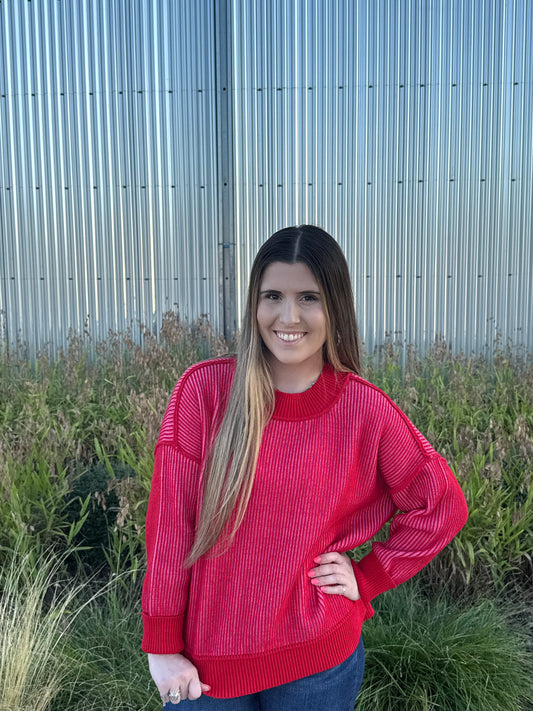 Rosé All Day Knit Sweater