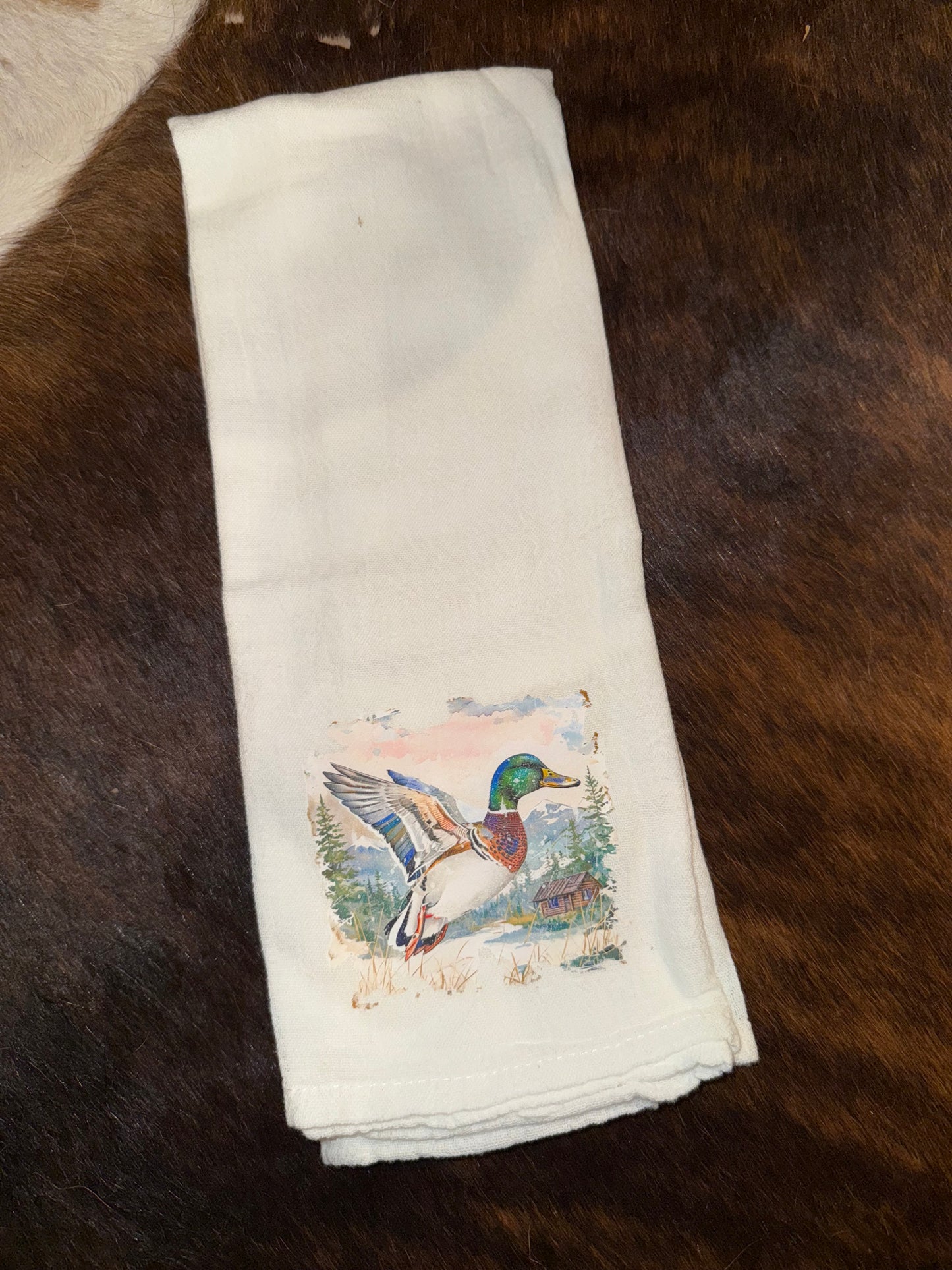 Mallard Duck Decorative Towel