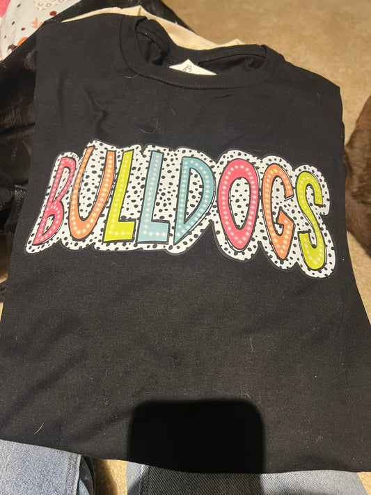 Colorful Bulldogs Tee