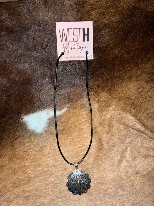 Sagebrush Silvertone Necklace
