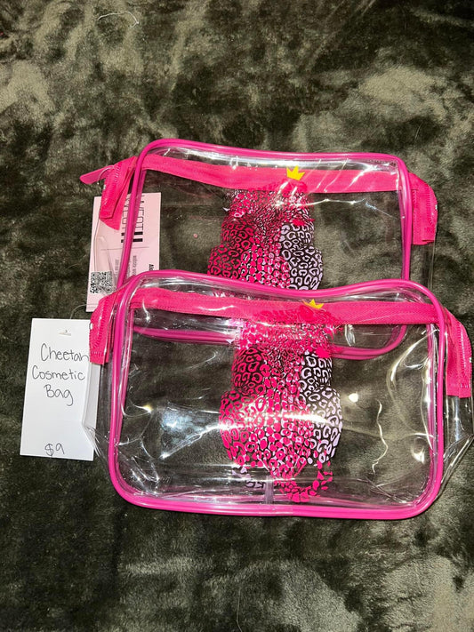 Cheetah Cosmetic Bag