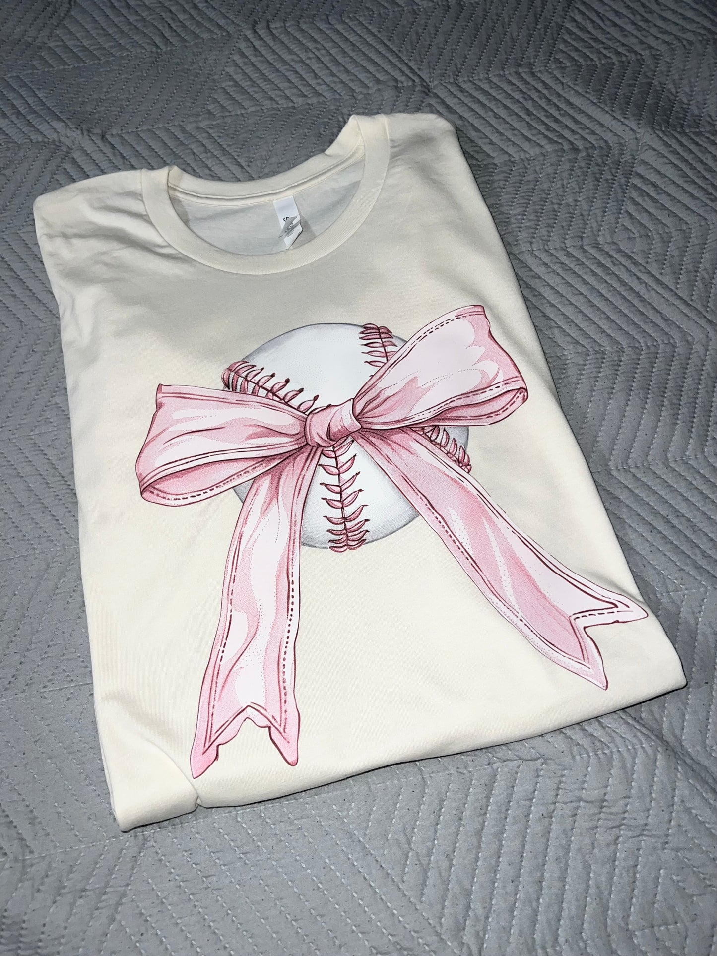 Baseball Bow Tee
