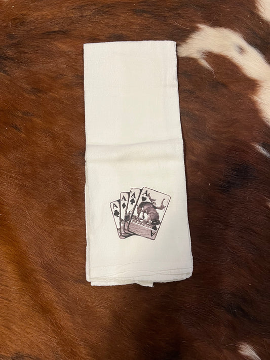 Rodeo Aces Decorative Towel