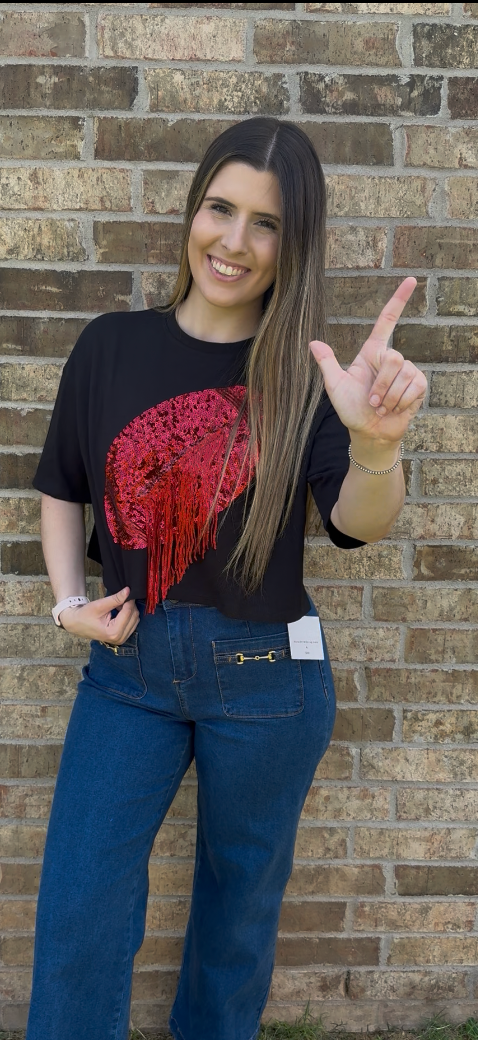 Touchdown Red Tee