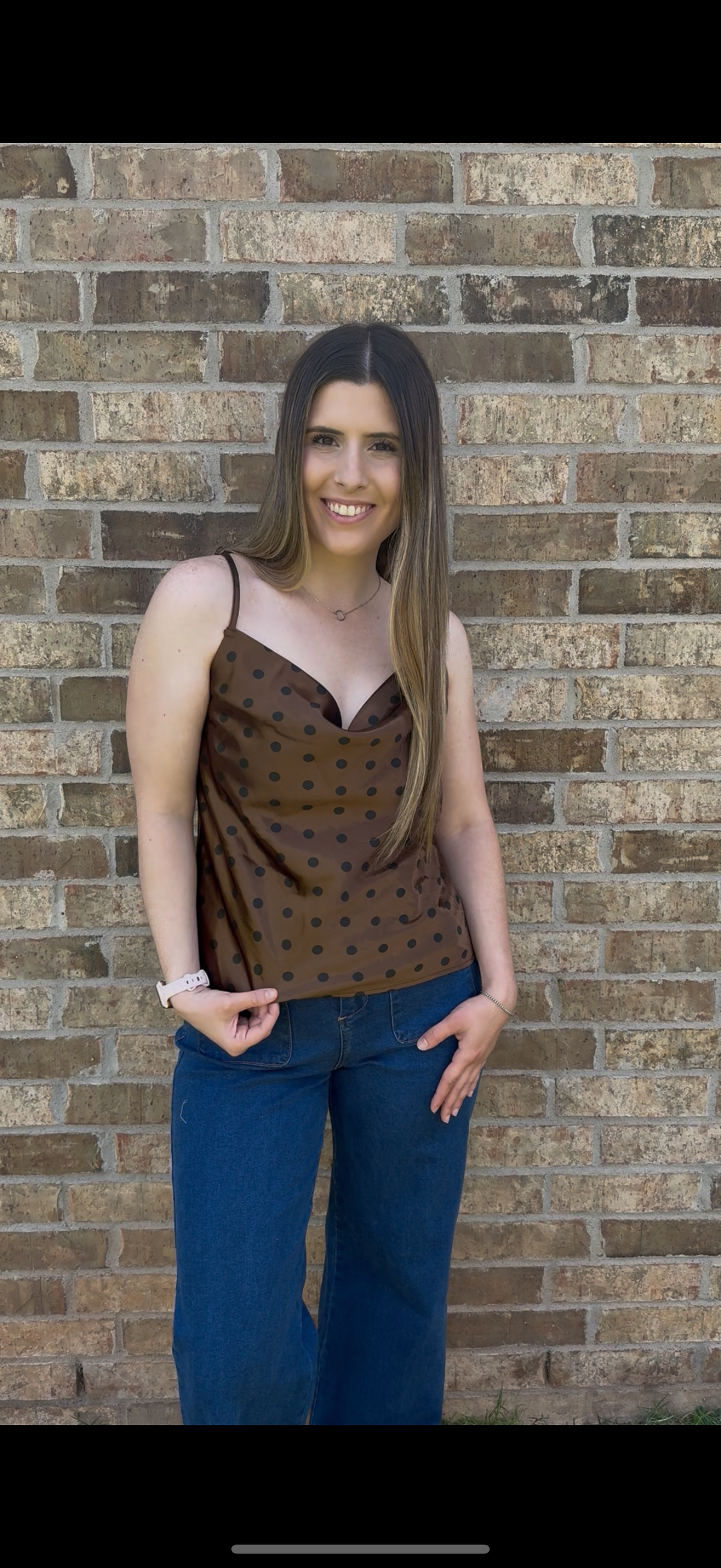 Bronze Dot Cami