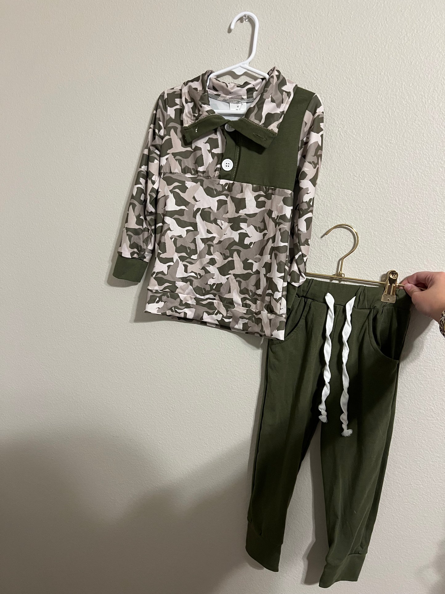 Boys Camo Duck Set