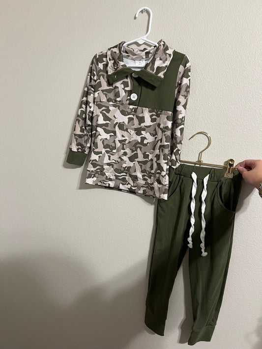 Boys Camo Duck Set