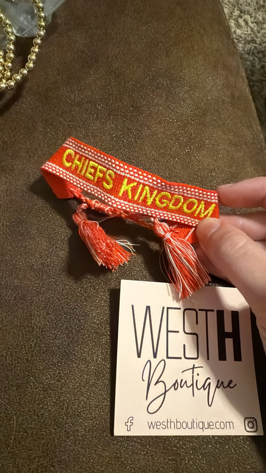 Chiefs Kingdom Bracelet