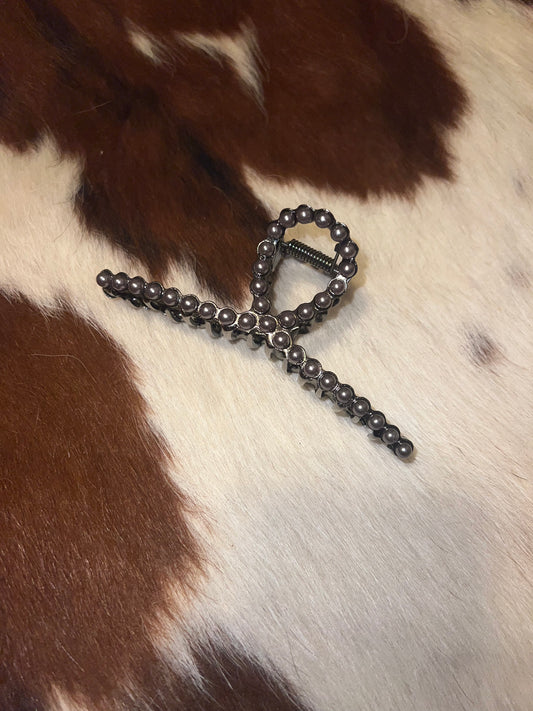 Navajo Stone Claw Clip
