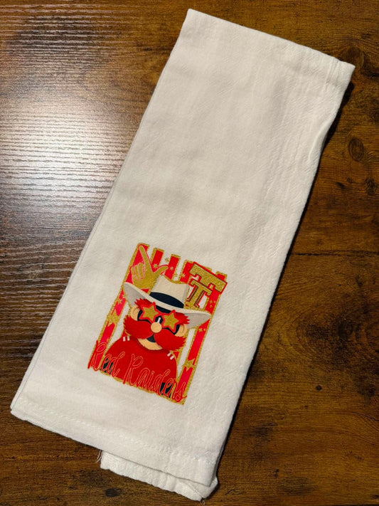 Decorative Towel - Star Raider Red