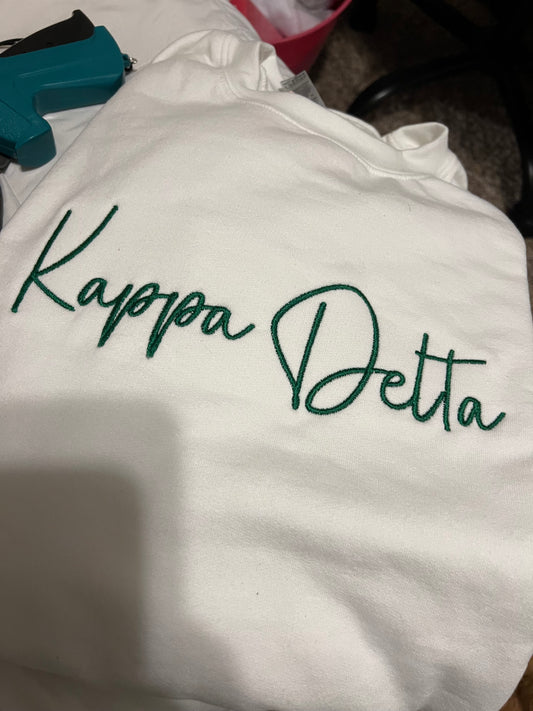Kappa Delta Embroidered Sweatshirt